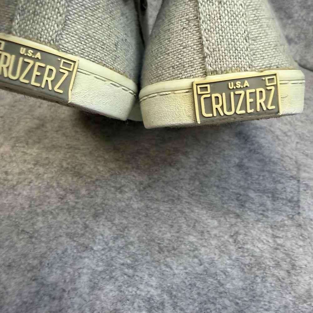 Cruzerz Arkansas Razorbacks Boat Shoes Women Grey Canvas Loafers NCAA Collegiate - Picture 4 of 9